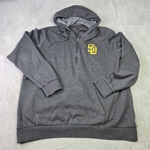 San Diego Antigua Pullover Gray Hoodie Sz 2XL
